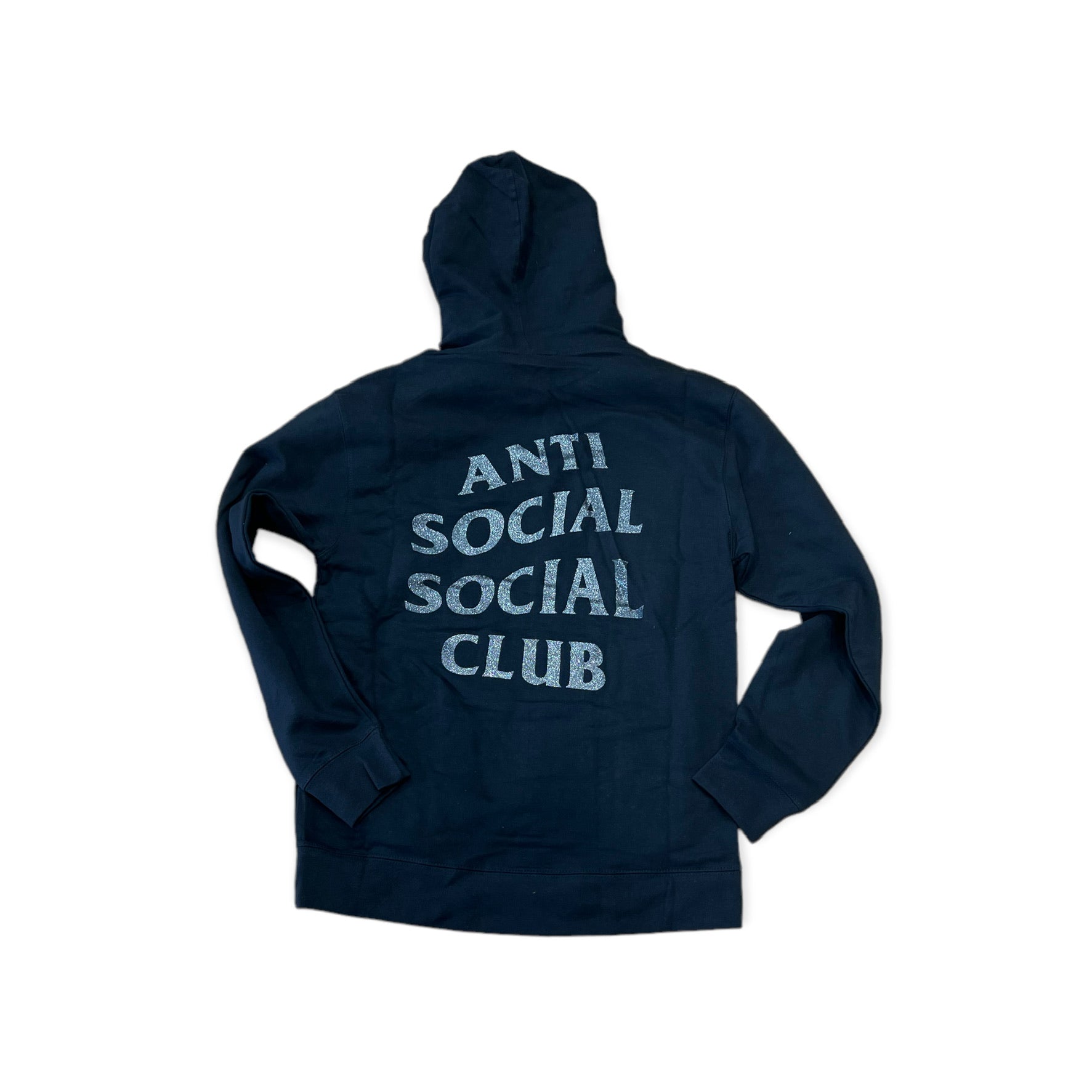 ANTI SOCIAL CLUB: Glitter Logo Hoodie